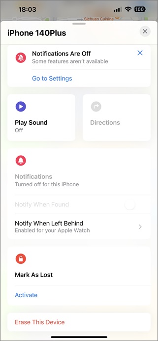 Find My iPhone APP