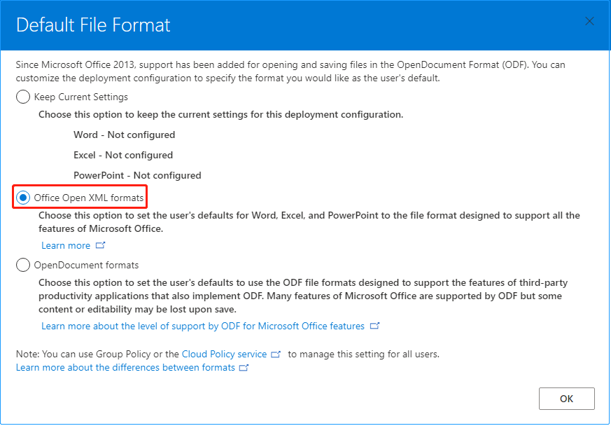 export to an XML file