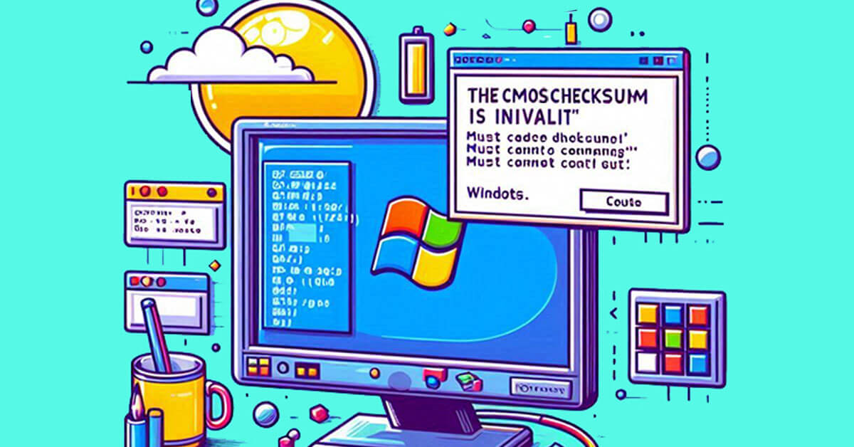 How to Fix The CMOS Checksum Is Invalid Error on Windows