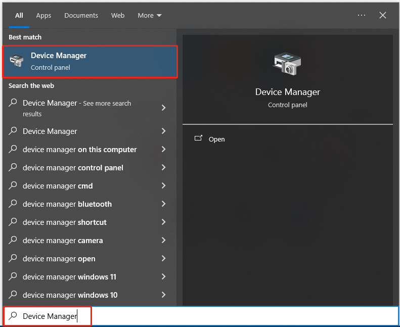Search Device Manager
