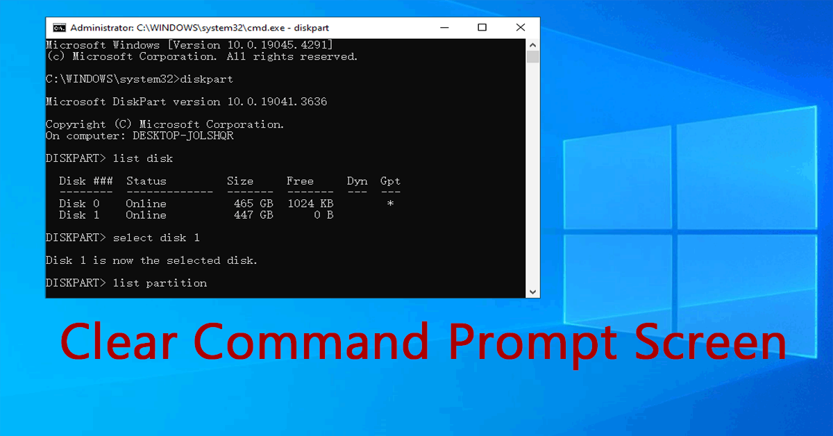 Full Guide – How to Clear Command Prompt Screen Windows 10