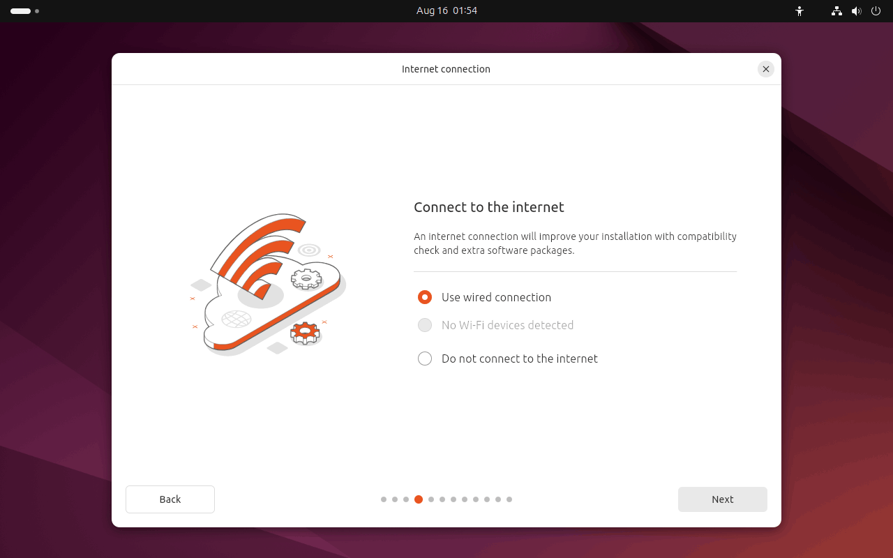 connect to the internet
